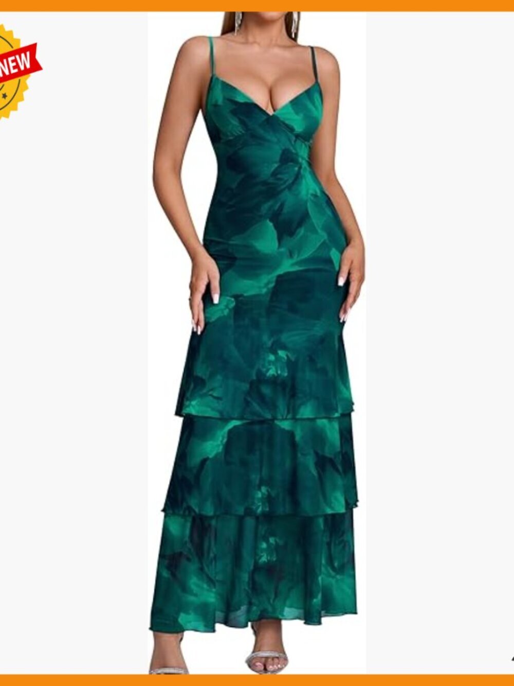 Floral Maxi Dress Mesh Backless Bodycon Formal Wedding Guest